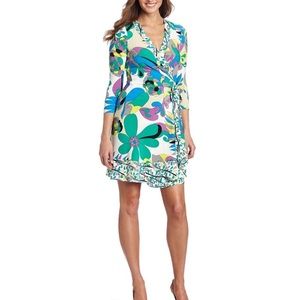 NWT! Wrap Dress in a Bold Mod Print from Nine West